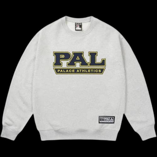 Palace Pal Athletics Crew 'Grey Marl'