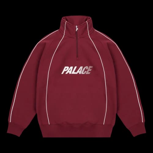 Palace Fast Logo 1/4 Zip 'Berg'