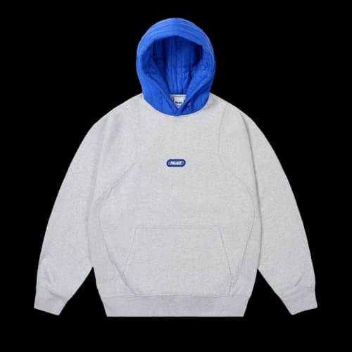 Palace Puffa Hood 'Grey Marl'