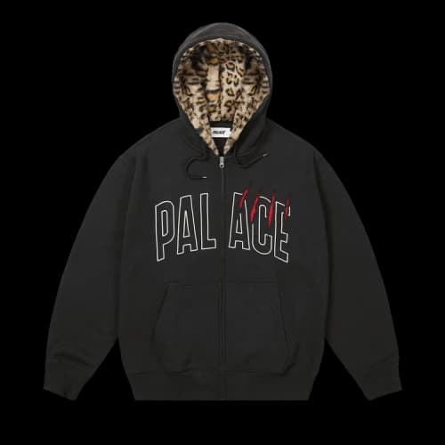 Palace Claw Zip Hood 'Black'