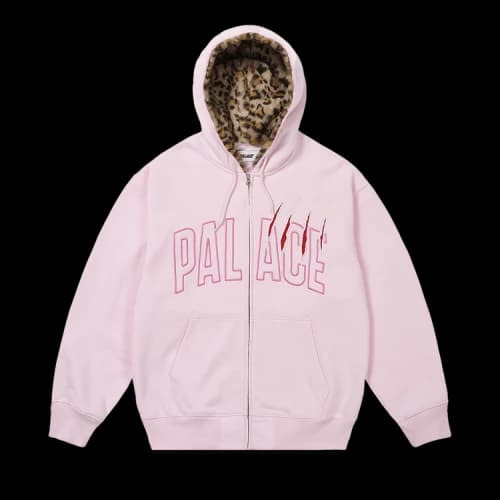 Palace Claw Zip Hood 'Lush Flush'