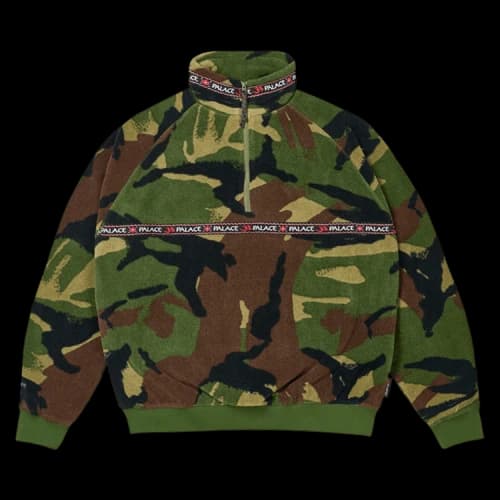 Palace Polartec Om 45661 Zip 'Woodland Camo'