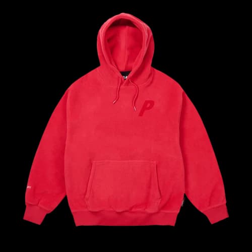 Palace Polartec P3 Hood 'Mars Red'
