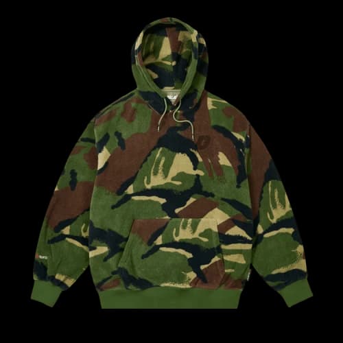 Palace Polartec P3 Hood 'Woodland Camo'