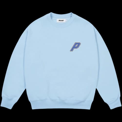 Palace Collegiate P3 Crew 'Skyline Blue'