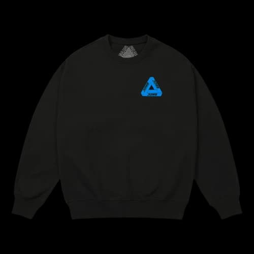 Palace Fukuoka Tri-Ferg Crew 'Black'