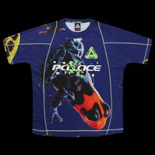 Palace Frogger Tech Jersey 'Blue Frog'