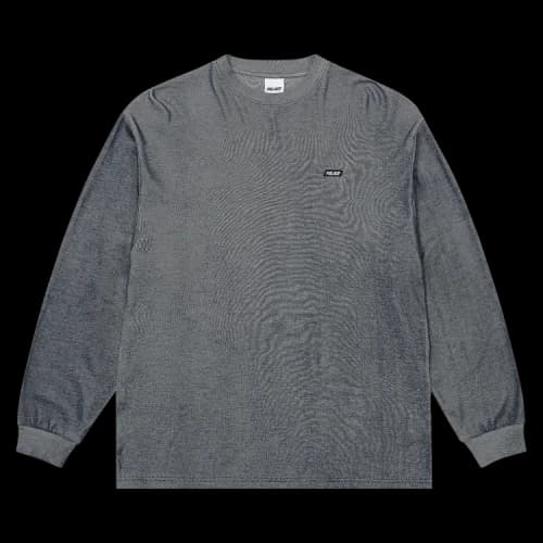 Palace Lenticular Long-Sleeve 'Navy/Grey'