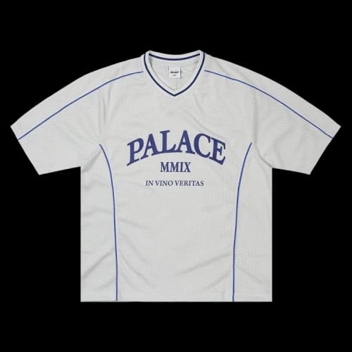 Palace Veritas Mesh Jersey 'Concrete Grey'
