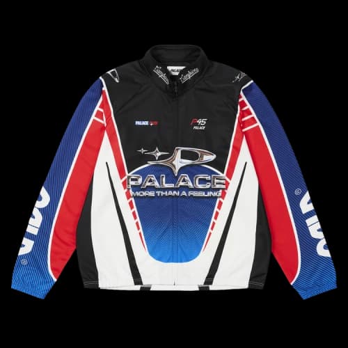 Palace More Than A Cycling Zip Jacket 'Red/Blue'