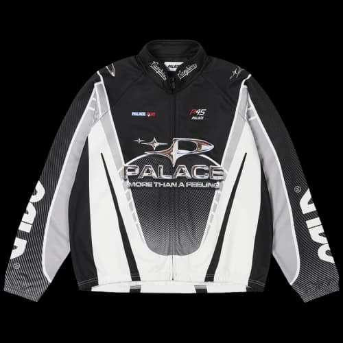 Palace More Than A Cycling Zip Jacket 'Black/Silver'