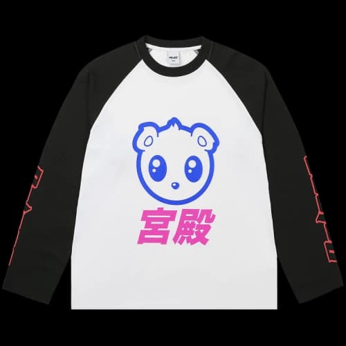 Palace Kawaii Raglan Long-Sleeve 'White'