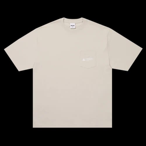 Palace Shop Locator Pocket T-Shirt 'Stoney Grey'