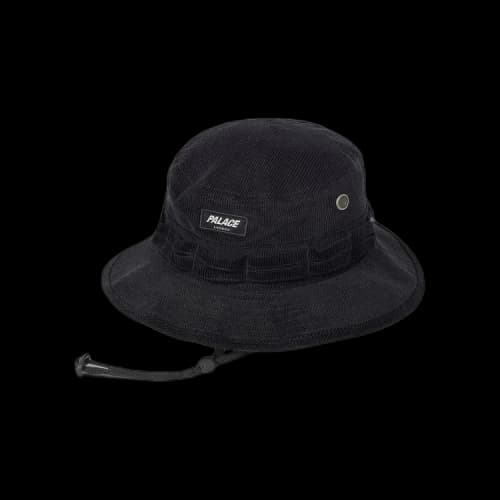 Palace London Cord Boonie 'Black'