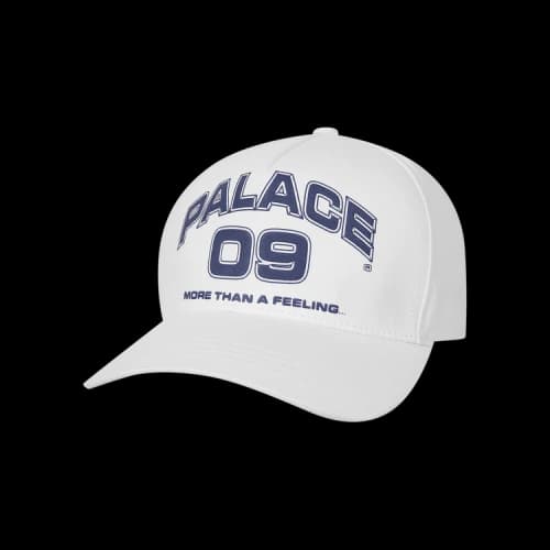 Palace 9 P Frame 5-Panel Snapback 'White'