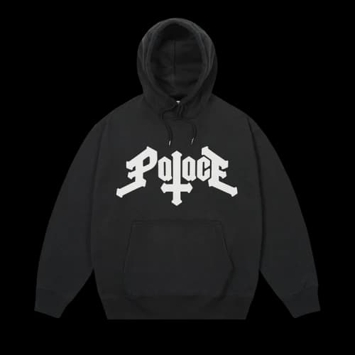 Palace Cross Hood 'Black'