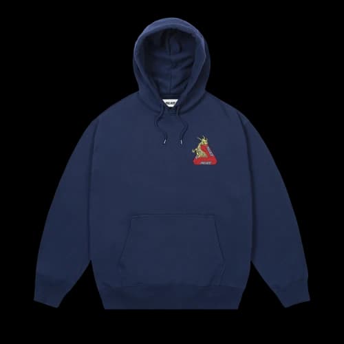 Palace Dragon Bones Tri Hood 'Navy'