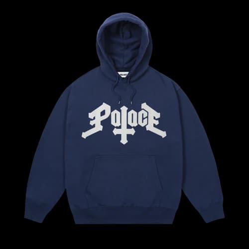 Palace Cross Hood 'Navy'