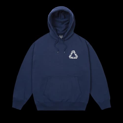 Palace P-3 Print Hood 'Navy'