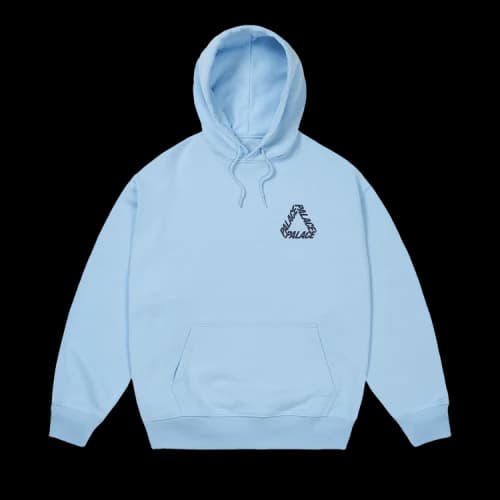Palace P-3 Print Hood 'Skyline Blue'