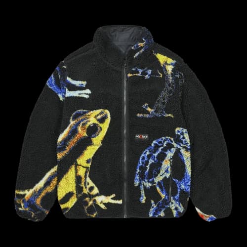 Palace Frogger Reversible Fleece 'Black'