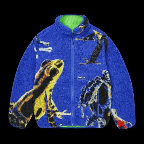 Palace Frogger Reversible Fleece 'Blue'