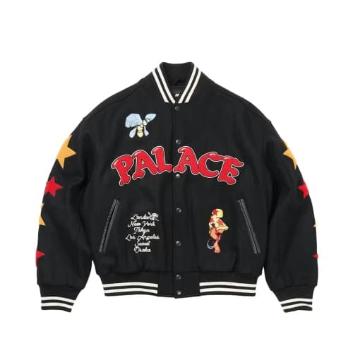 Palace Mark Bodē Varsity Jacket 'Black'
