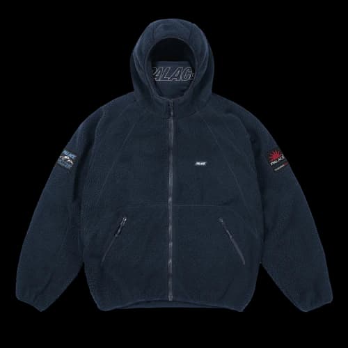Palace Getting Higher Therma Fleece Jacket 'Navy'