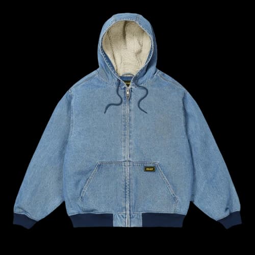 Palace Hooded Sherp Jacket 'Distressed Light Stone Wash'