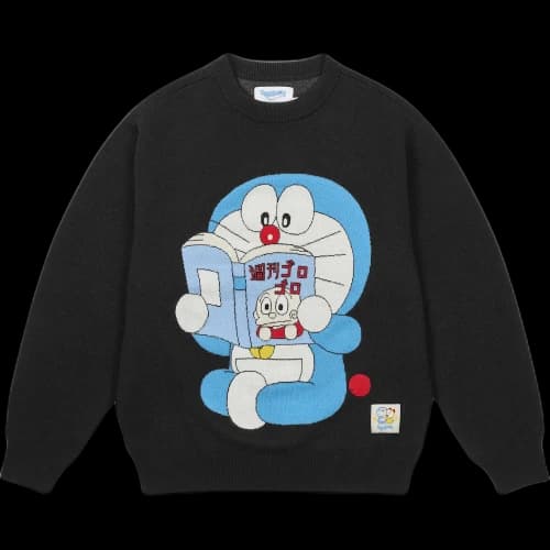 Palace x Doraemon Knit 'Black'