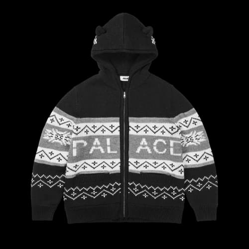 Palace Loves Me Hooded Knit 'Black'
