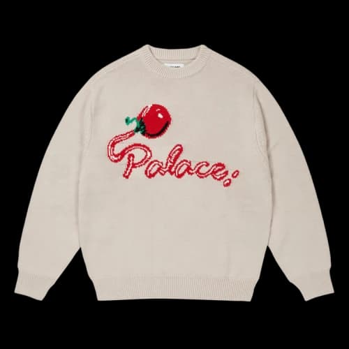 Palace Tommy Knit 'Off White'