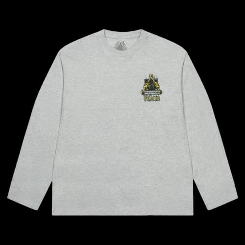 Palace Lock In Long-Sleeve 'Grey Marl'