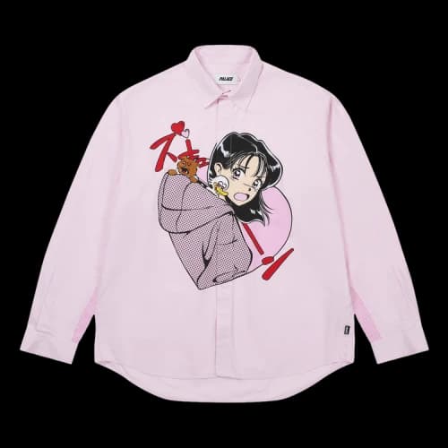 Palace Rear View Shirt 'Pink'