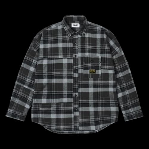 Palace Lumber Yak Patch Overshirt 'Black'