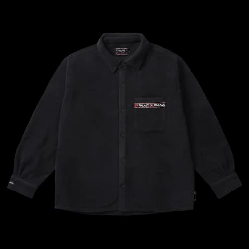 Palace Polartec Om Fleece Overshirt 'Black'