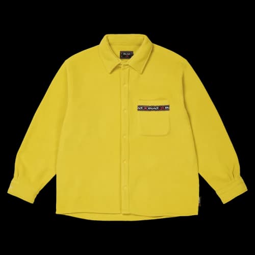 Palace Polartec Om Fleece Overshirt 'Saffron'