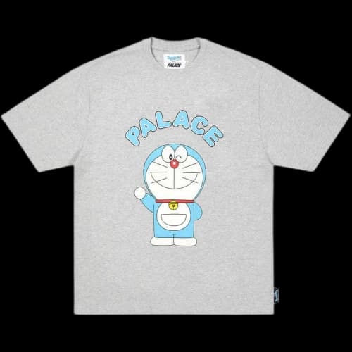 Palace x Doraemon T-Shirt 'Grey Marl'