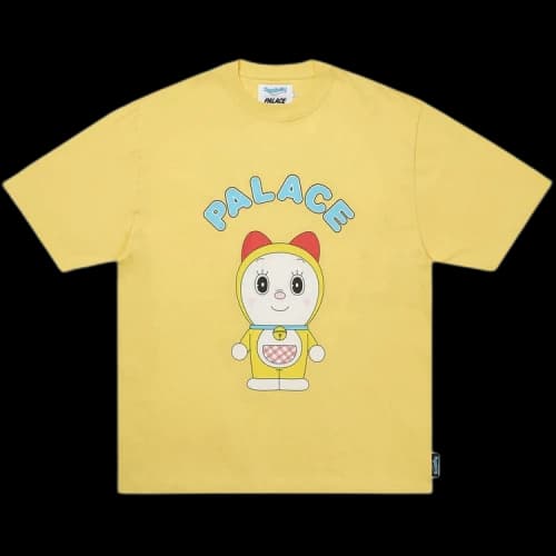 Palace x Doraemon T-Shirt 'Blessed Yellow'