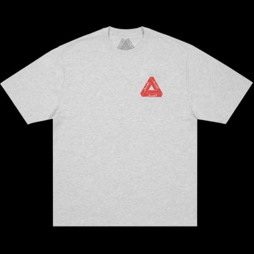 Palace Tri Lingual T-Shirt 'Grey Marl'