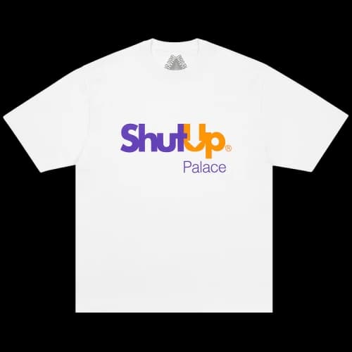 Palace Shut Up T-Shirt 'White'