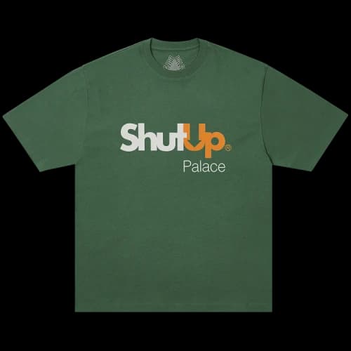 Palace Shut Up T-Shirt 'Racey Green'