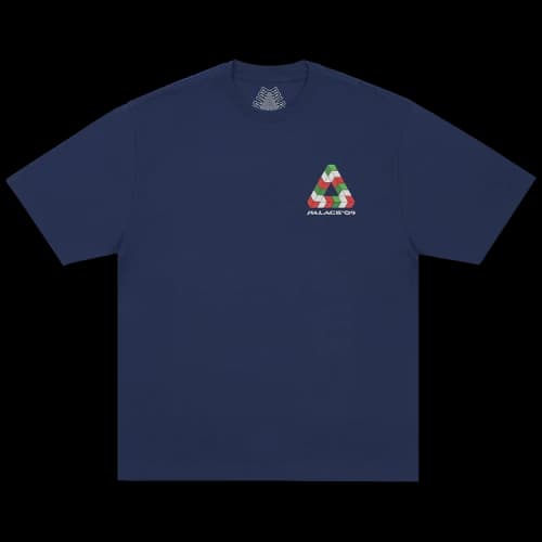 Palace 9 Tri-Ferg T-Shirt 'Navy'