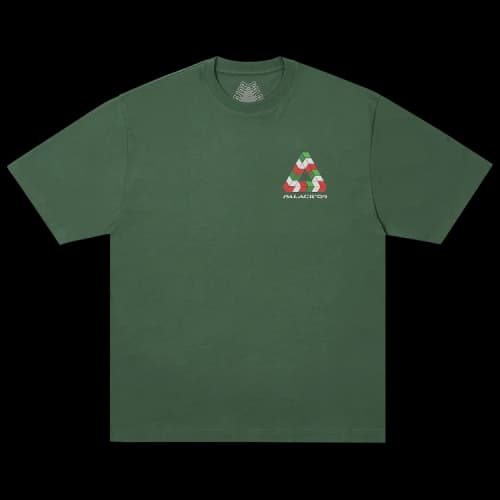 Palace 9 Tri-Ferg T-Shirt 'Racey Green'