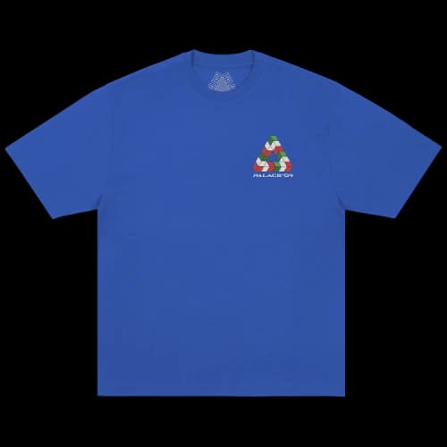 Palace 9 Tri-Ferg T-Shirt 'Blue Berry'