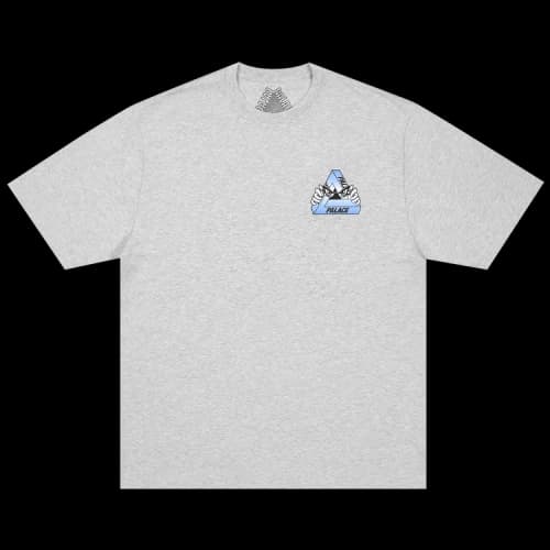 Palace Tri-Peek T-Shirt 'Grey Marl'