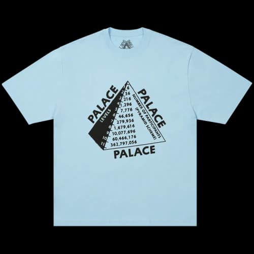 Palace Scheme T-Shirt 'Skyline Blue'