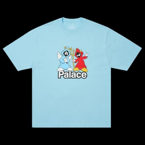 Palace Right And Wrong T-Shirt 'Skyline Blue'
