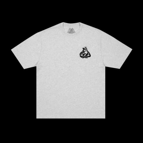 Palace Tri Sorcery T-Shirt 'Grey Marl'