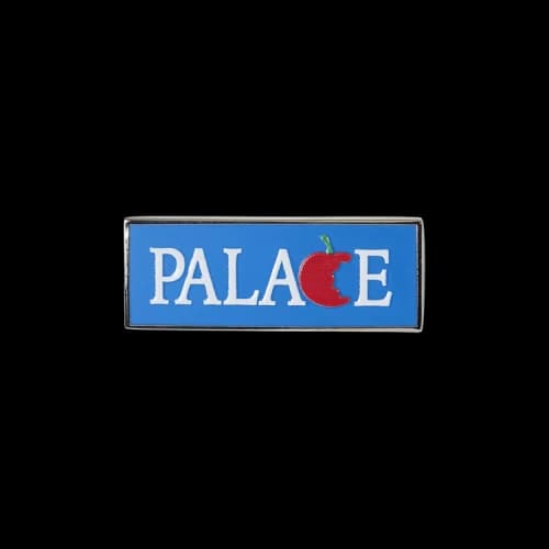 Palace Big Apple Pin Badge 'Blue'